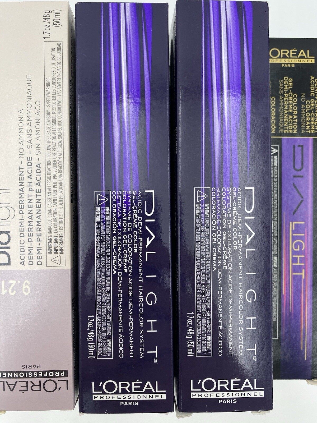Loreal DIALIGHT Professional Acidic Demi-Permanent Gel Creme Hair Color 1.7 oz: