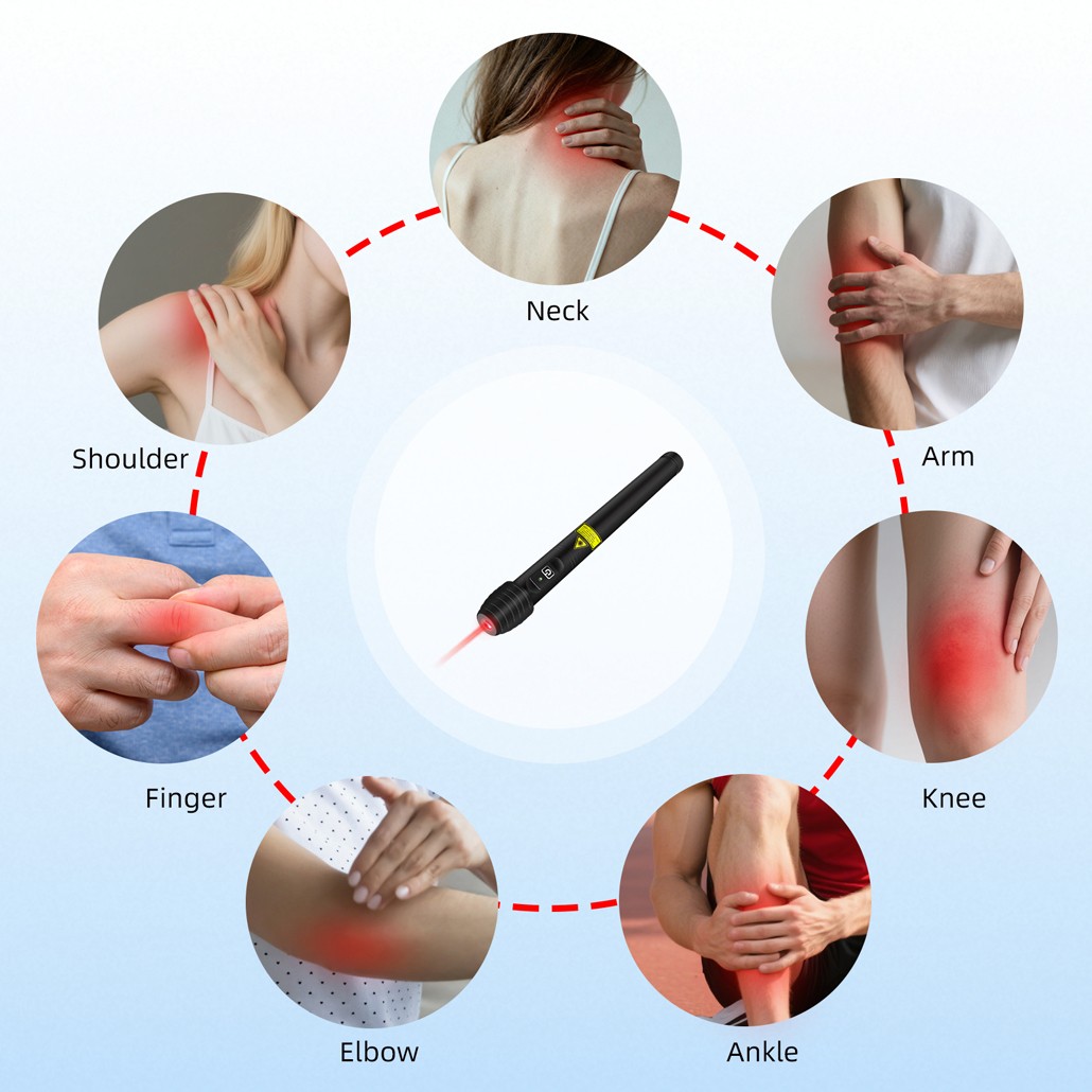500mW 808nm Infrared Low Level Laser Therapy Acupuncture Pen for Pain Relief