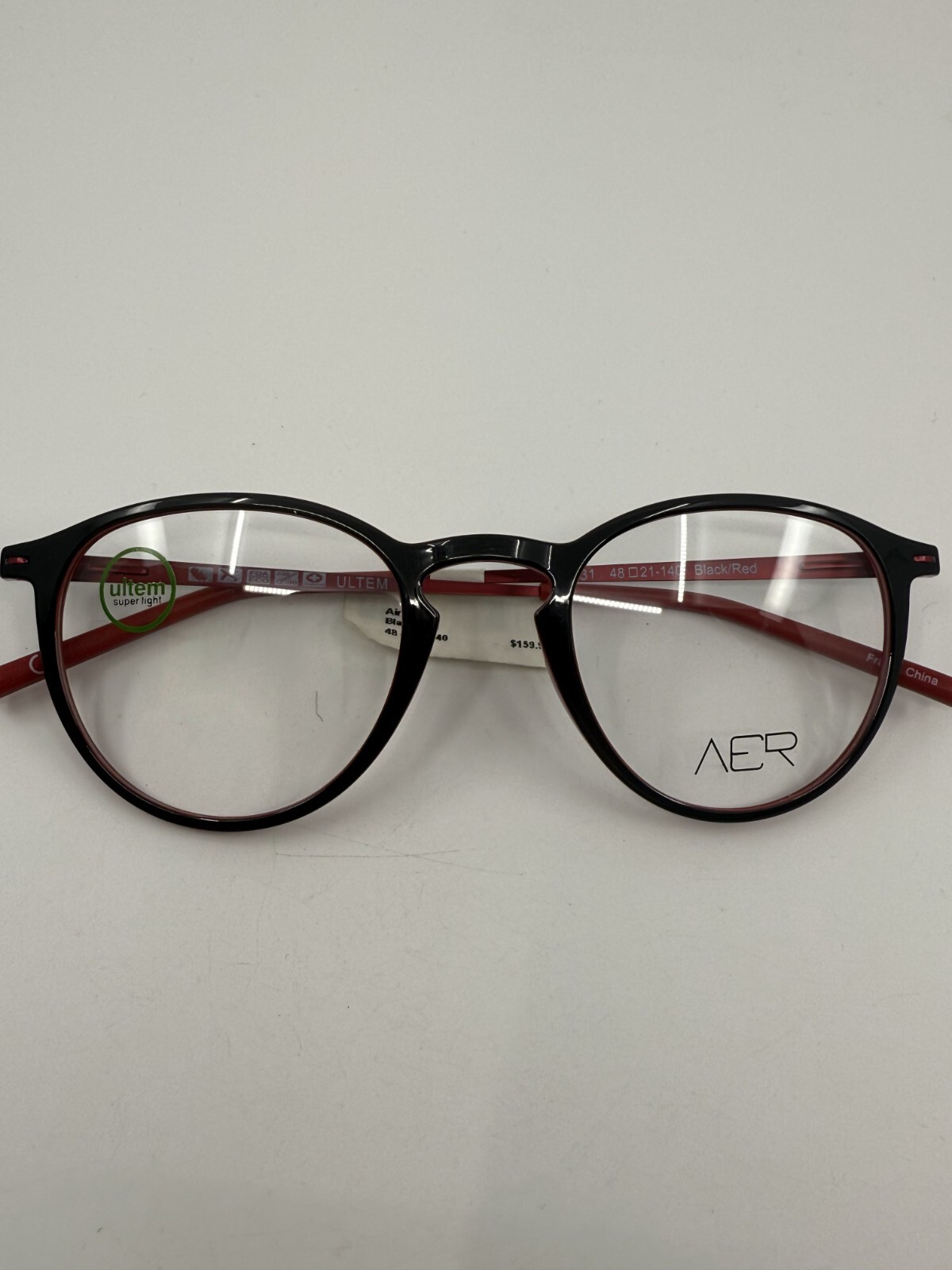 AER Ultem Air A7031 Authentic Classic Full Rim Eyeglasses 48 21 140 NWT