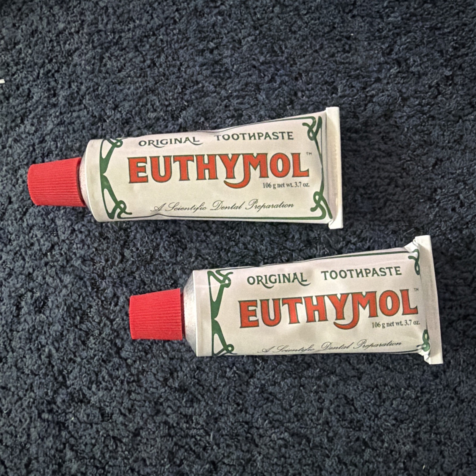 2 Packs Of Euthymol Original Toothpaste 3.7 oz / 106 g – NEW exp 2028