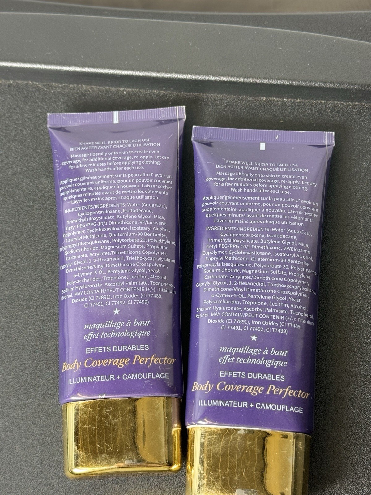 Westmore Beauty Body Coverage Perfector Lot Of 2 Tubes SHADE UNKNOWN