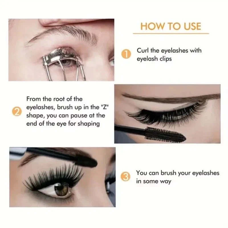 My Amazing Lashes 4D Silk Fiber Lash Mascara – Black, Volume & Length,Waterproof