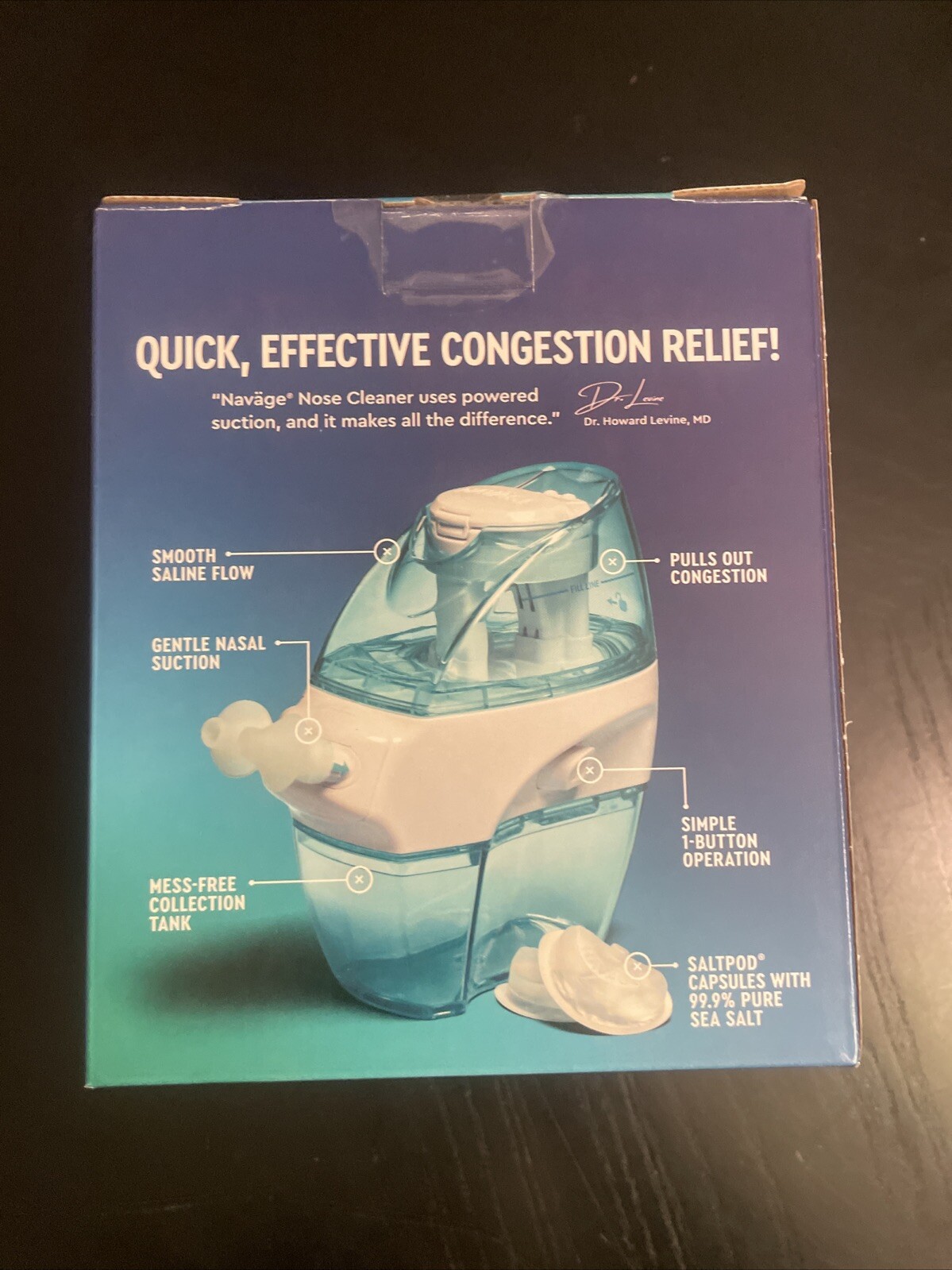 Navage RSI23 Nasal Irrigator Kit – Blue/White