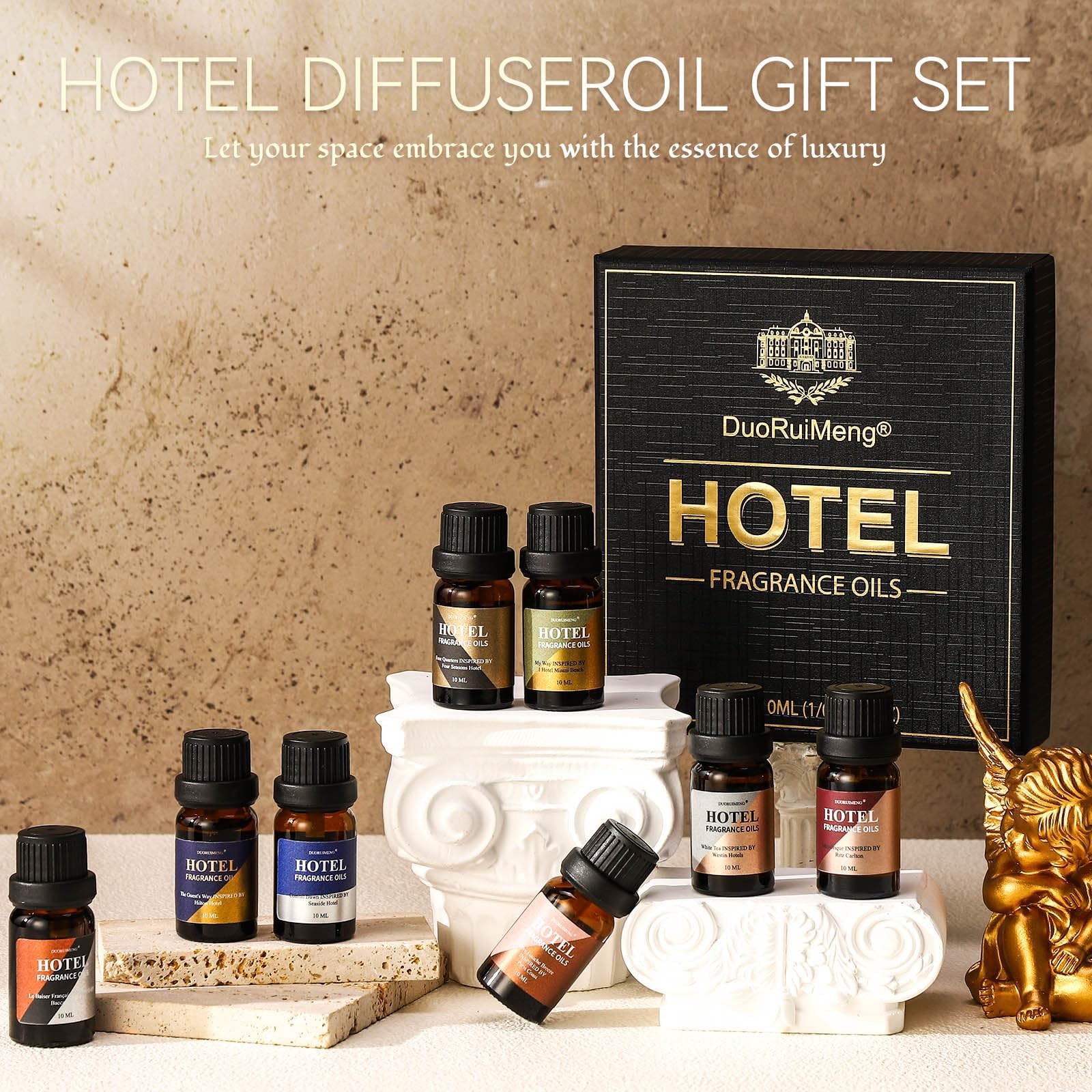 Hotel Diffuser Oil Gift Set – Inspired by 5-Star Hotel Scents – My Way,Ritz -…