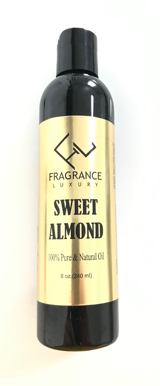Sweet Almond carrier Oil 100% Pure Natural Organic For Skin,Face,Hair & Massage