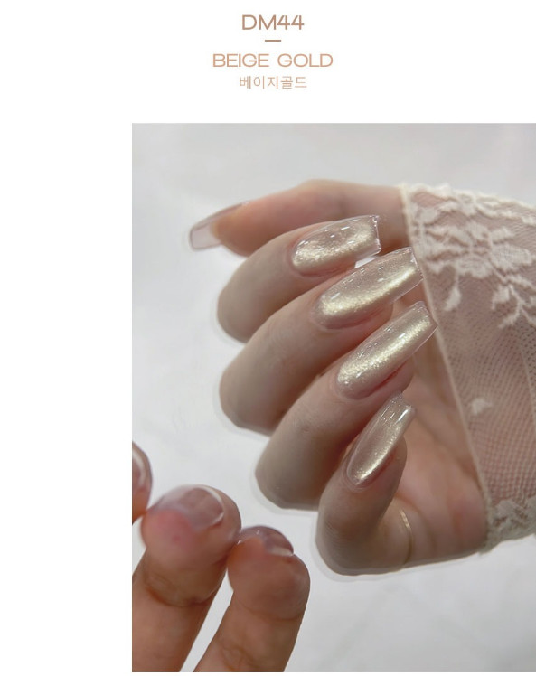 DVOK Chilling Magnet Gel Polish Champagne Cat Eye Nail Gel K-Beauty