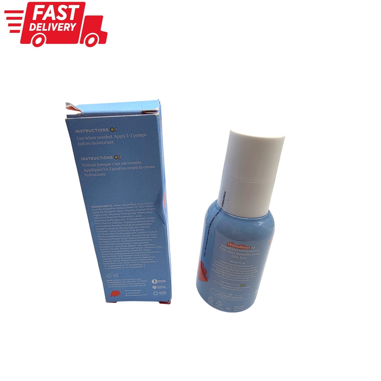 Oil La La Linoleic Acid-Rich Oil Serum for Breakouts Clogged Pores