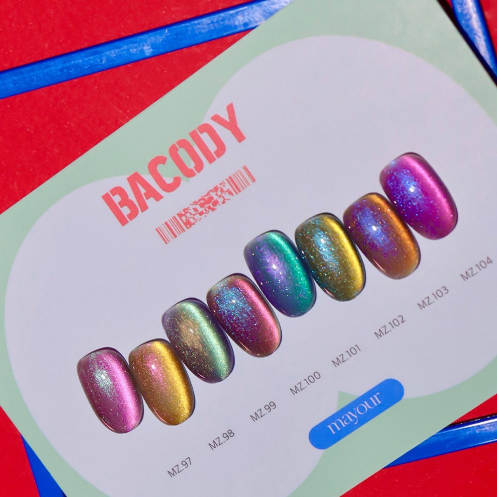 Mayour Bacody Magnetic Gel Nail Polish 8 Colors | 8ml Each K-Beauty