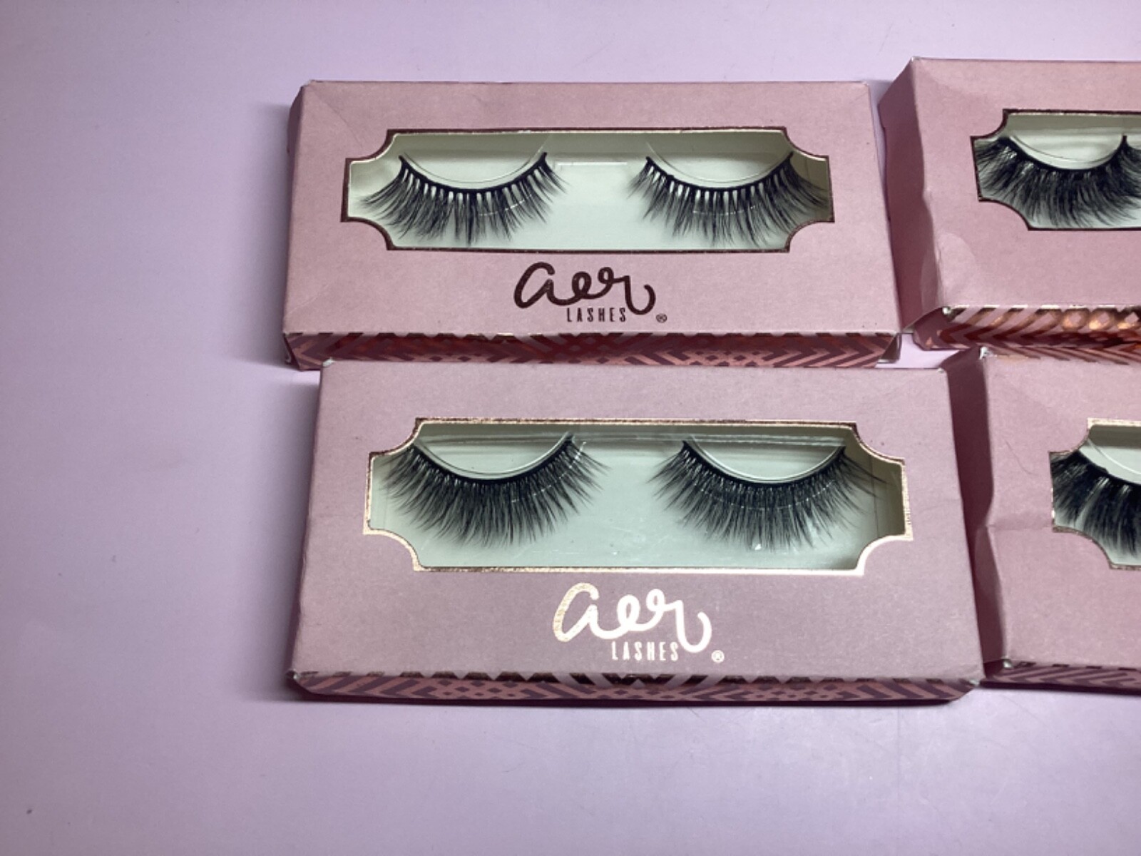 Lot of 4 Different Aer Lashes Luxury 3D Silk Lashes