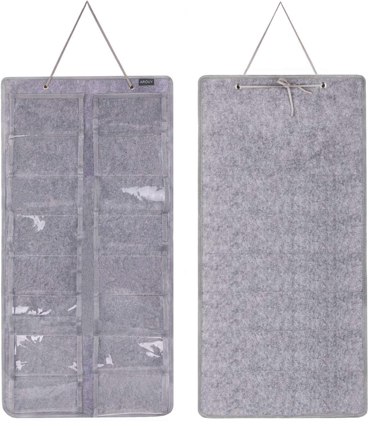 Sunglasses Organizer Storage, Hanging Dust Proof Wall Pocket Glasses Organizer –