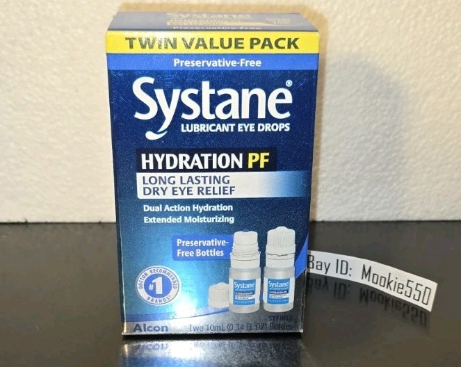 EXP 03/2026+! 3 Lot TWIN PACK Systane HYDRATION PF (6 X 10mL) Dry Eye Drops!