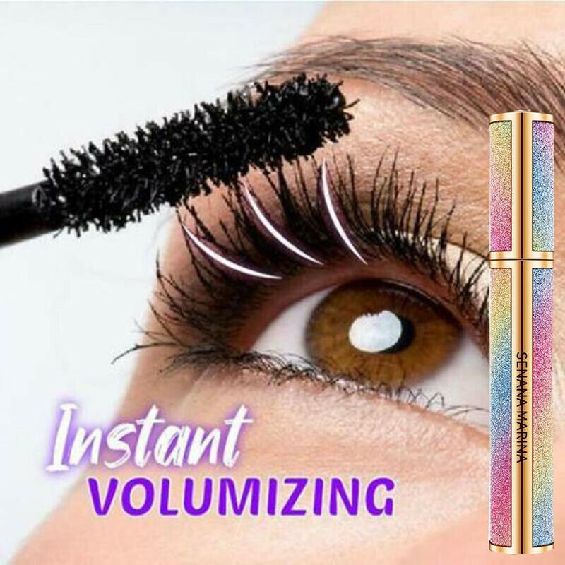 2 Pack 4D Mascara Silk Fiber waterproof Vivid Galaxy Lashes Thick Long eyelashes