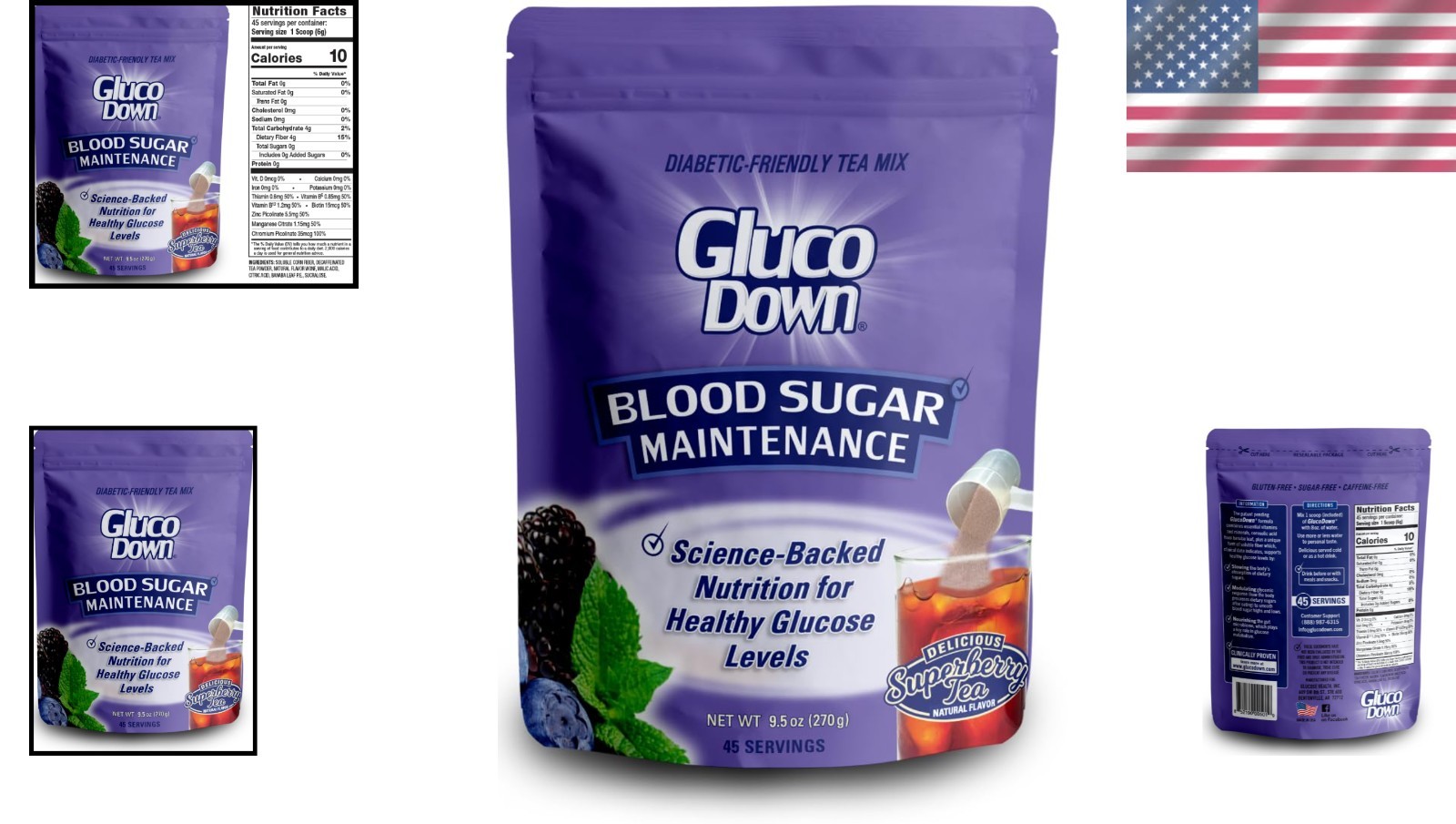 Super Berry Tea Mix for Healthy Blood Sugar & Cholesterol