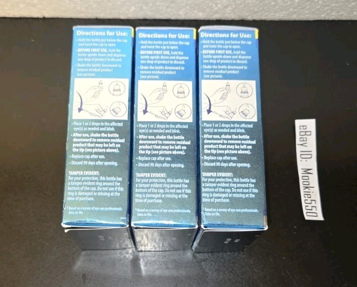 EXP 03/2026+! 3 Lot TWIN PACK Systane HYDRATION PF (6 X 10mL) Dry Eye Drops!