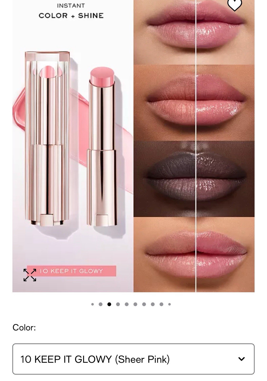 2 * Lancome Lip Idole Butterglow Lip Balm Lipstick Keep It Glowy MINI NEW