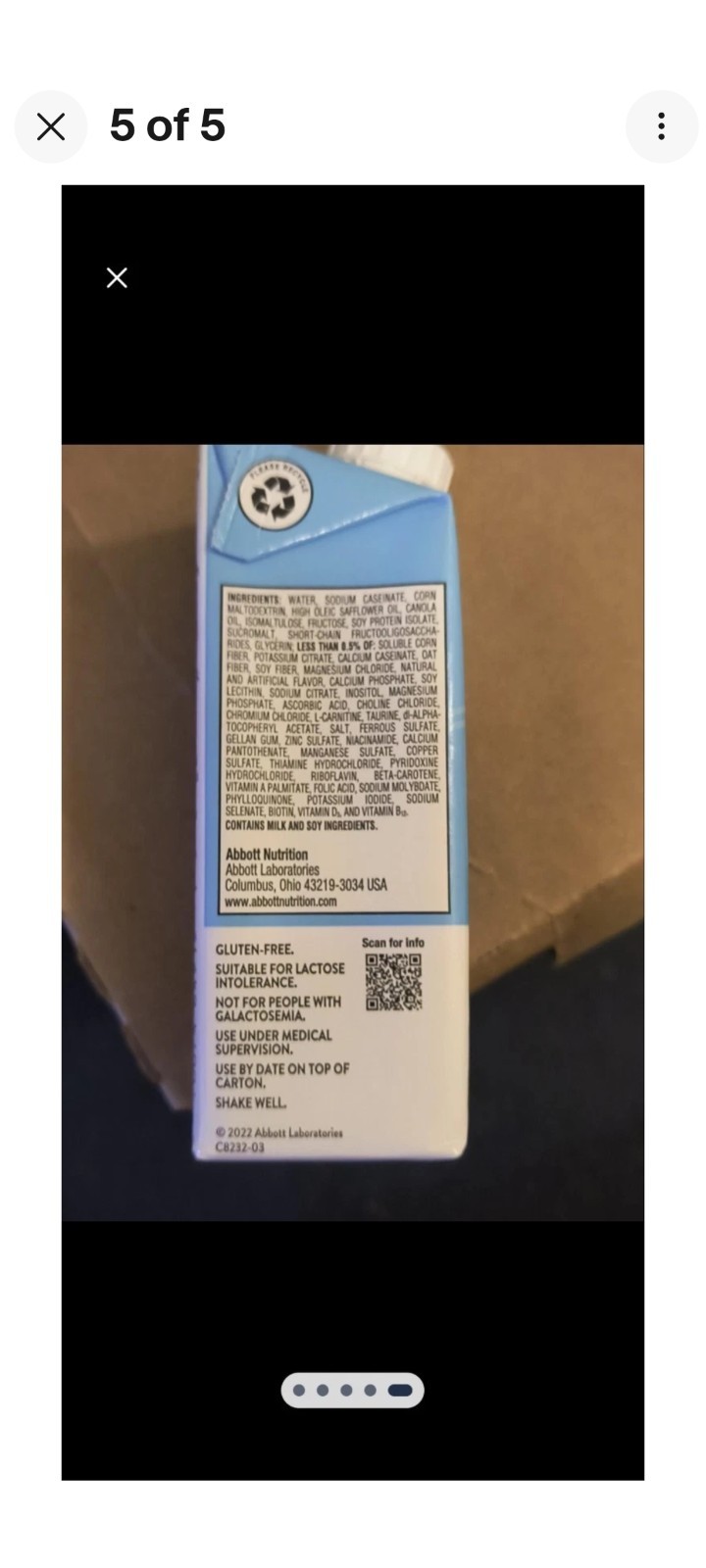 Glucerna CarbSteady Shake Glycemic Mgmt. Vanilla 8 fl oz…2 Full 24 Pack Cases