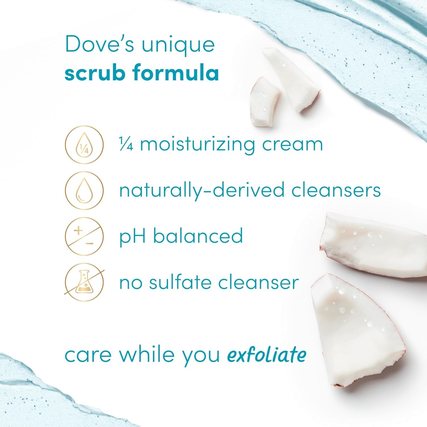 Dove Body Scrub 15 oz | Exfoliating & Moisturizing | Choose Your Scent