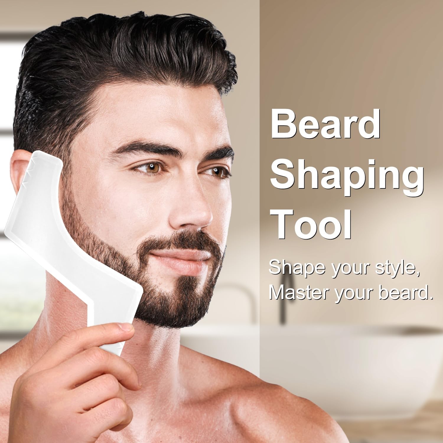 Beard Grooming Kit 10 in 1 with Razor Oil Shaping Tool Mens Gift Set