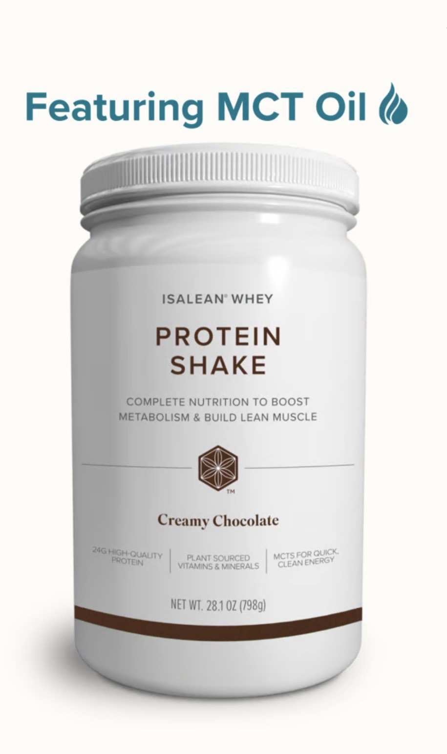 Isagenix Isalean Protein Shake MCT Creamy Chocolate 28.1 Oz Exp 10/26 Shiping🆓