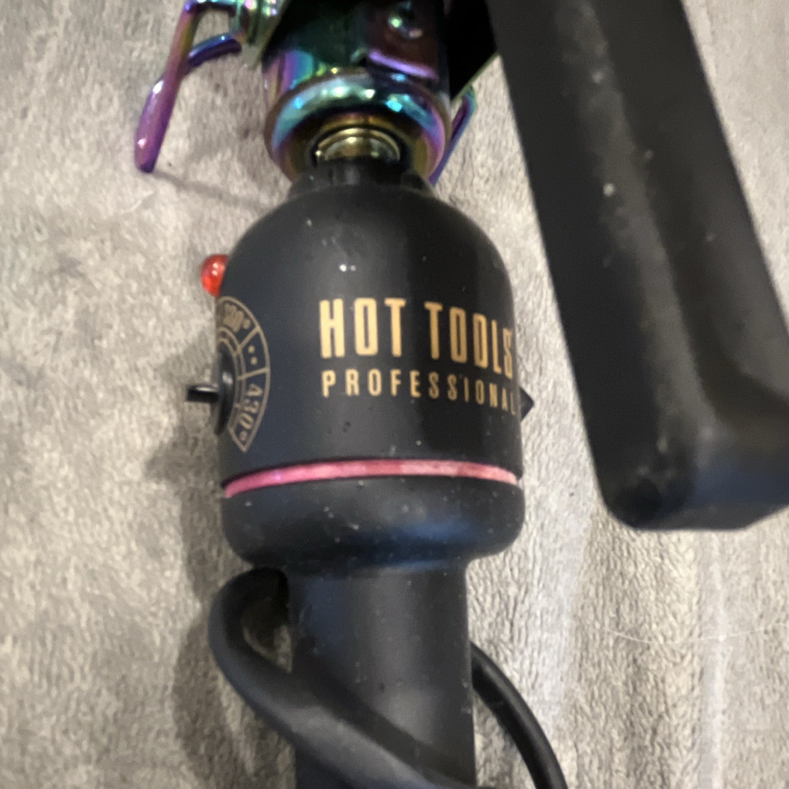 Hot Tools Professional 1in Titanium Curling Iron, Adjustable Heat, 430°F