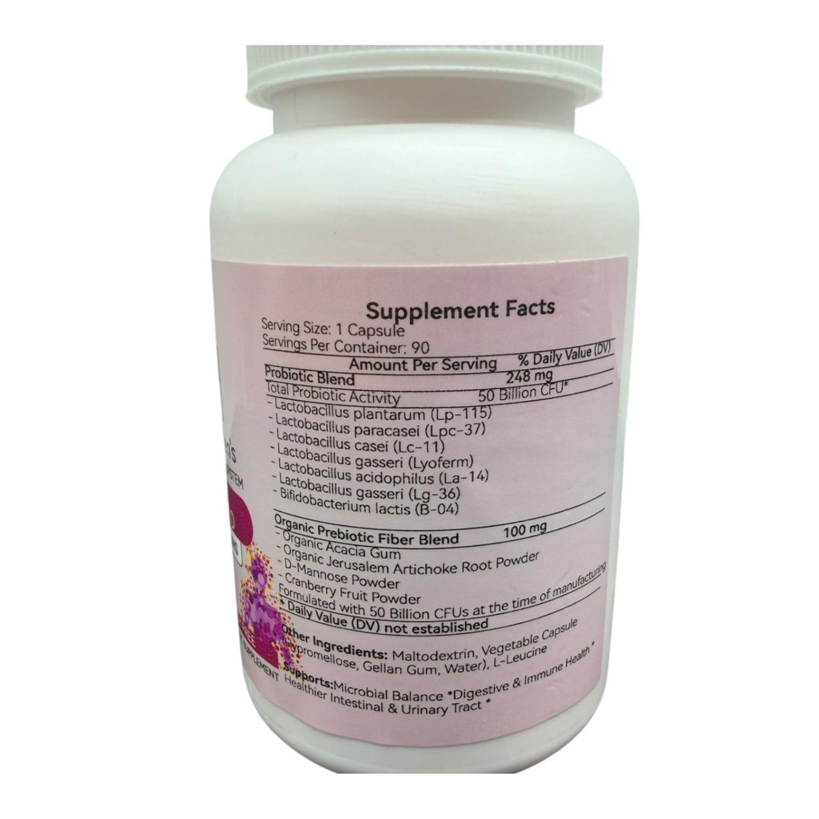 Dr Natural Women’s Probiotic 50B 90 Tabs Compare to Garden of Life Exp 01/27