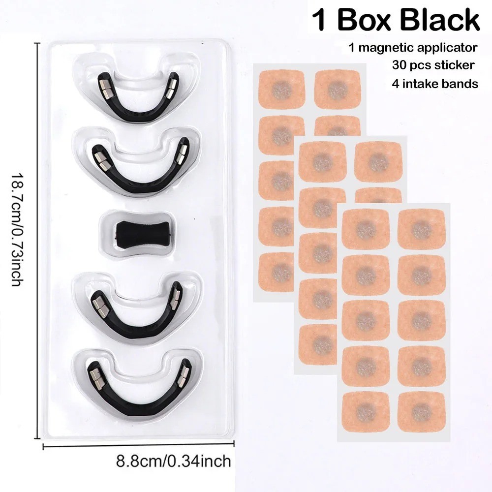 Magnetic Nasal Breathing Dilator Kit Anti Snoring Nose Clip Sport Airflow