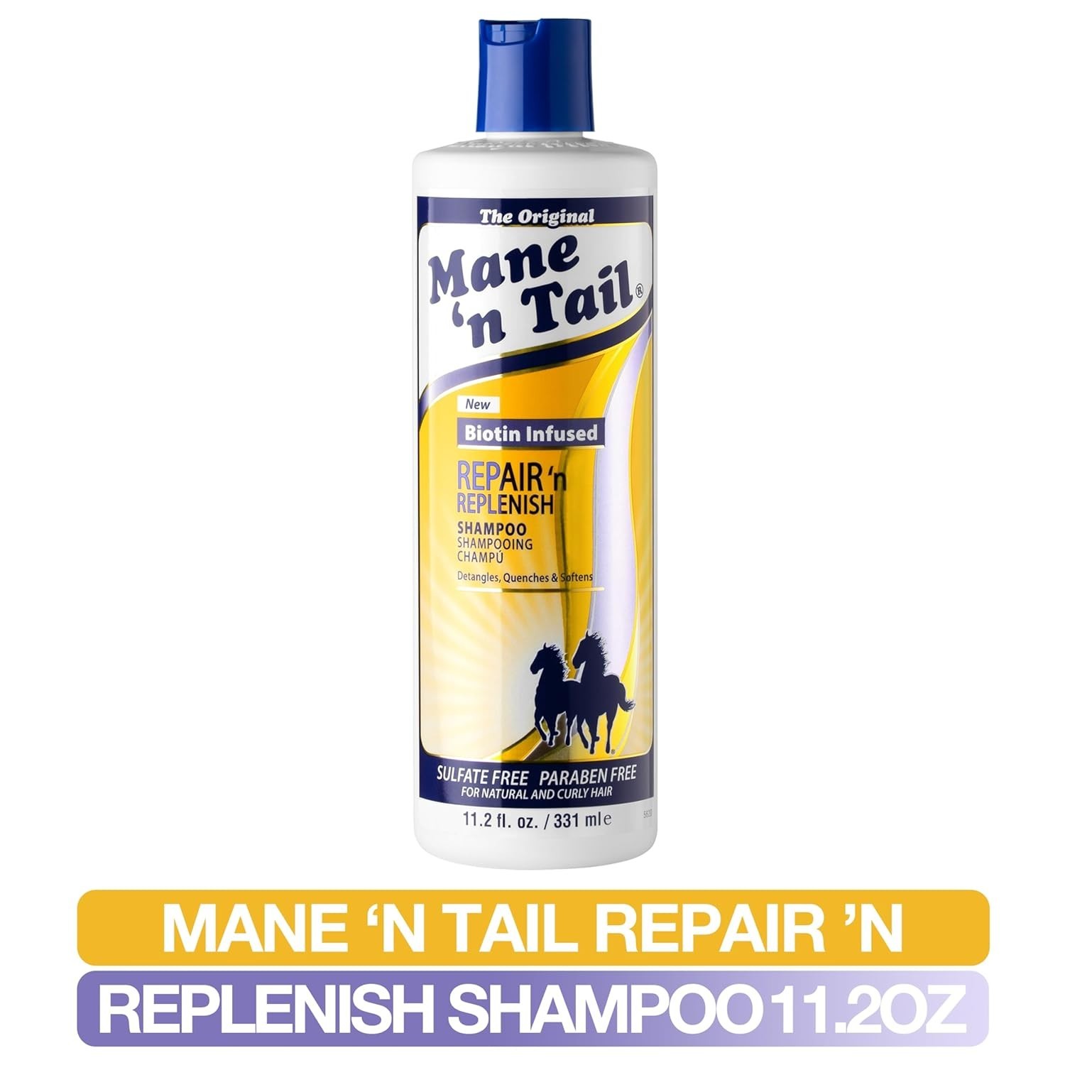 Mane ‘n Tail Biotin Infused Repair ‘n Replenish Shampoo, 11.2 oz