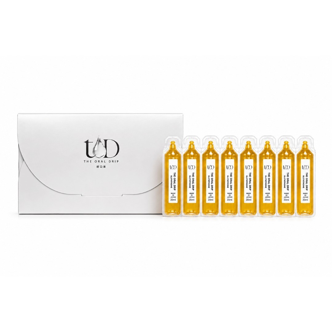 The Oral Drip Premium Glutathione Wellness Drink Ampoules 20ml x 8 Pack