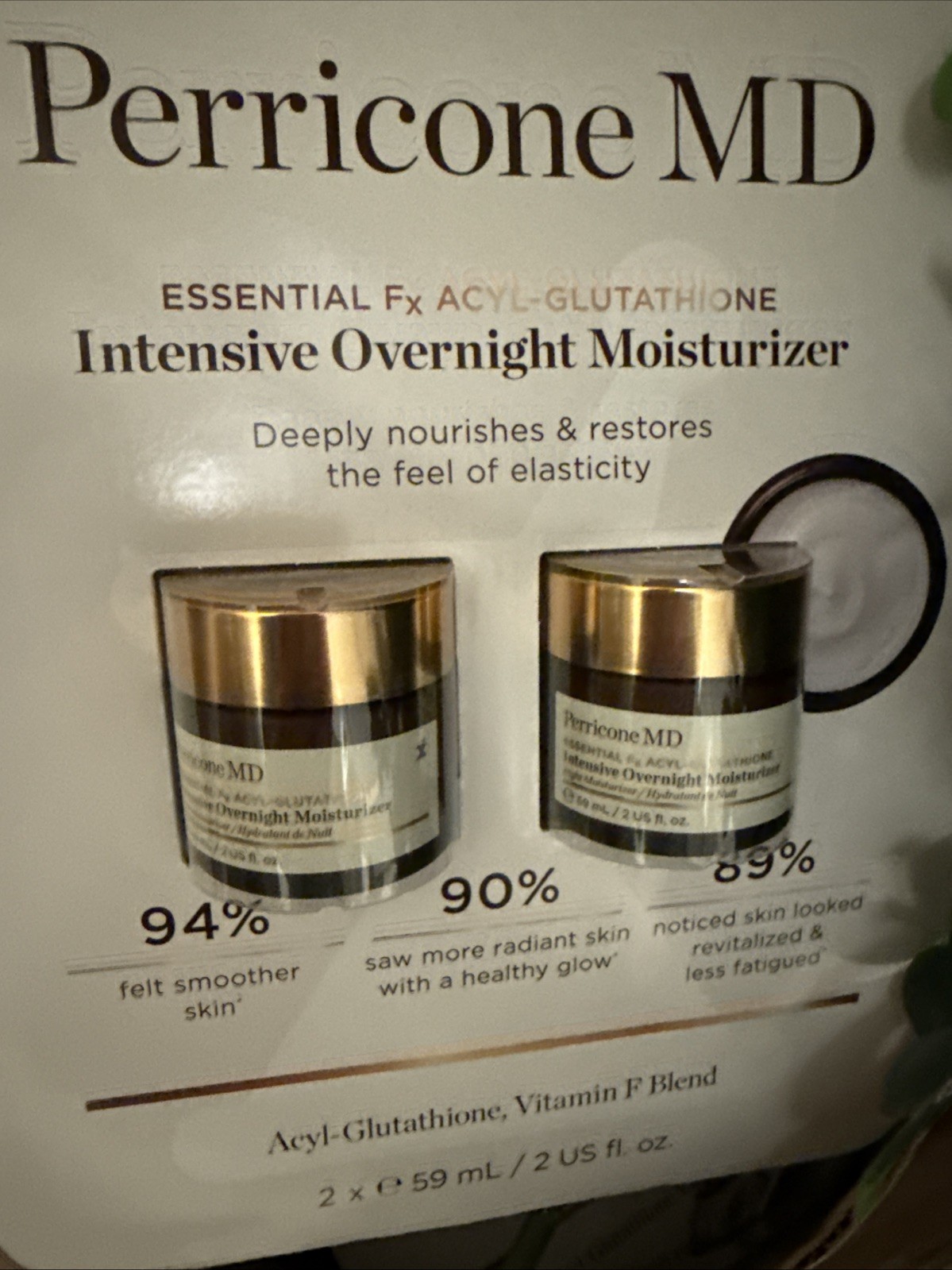 Perricone MD Essential Fx Acyl-Glutathione 2oz Intensive Overnight Moisturizer