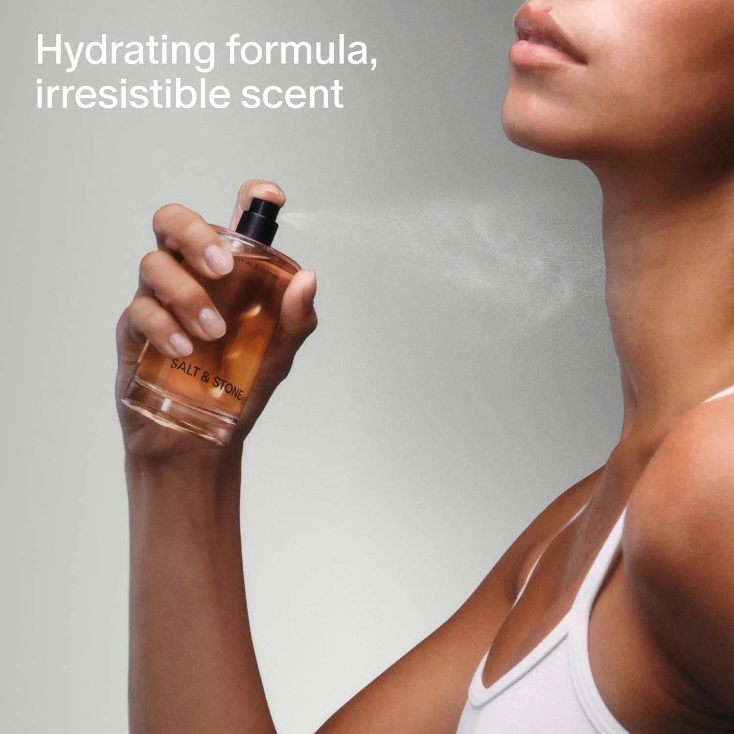 Salt & Stone Body Mist, Saffron & Cedar Scent, for Women and Men 3.4 fl oz