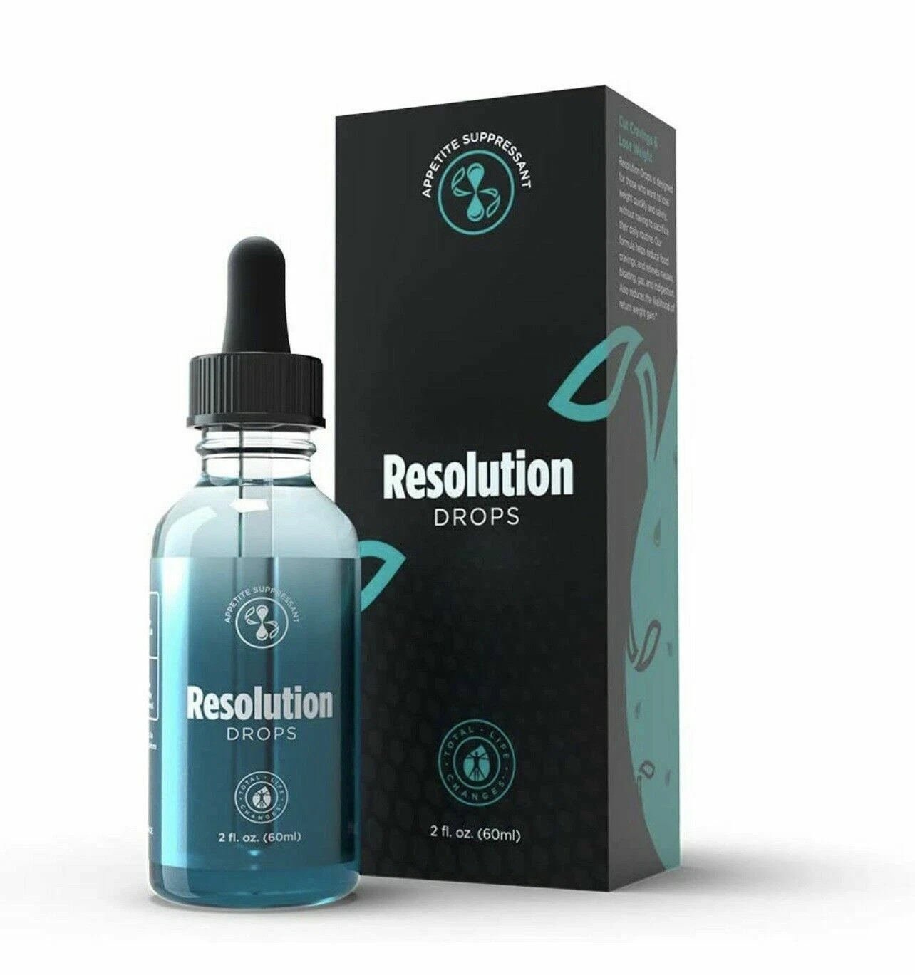Resolution Drops Curb Your Cravings Supplement Supports Overall Wellness 2 fl oz