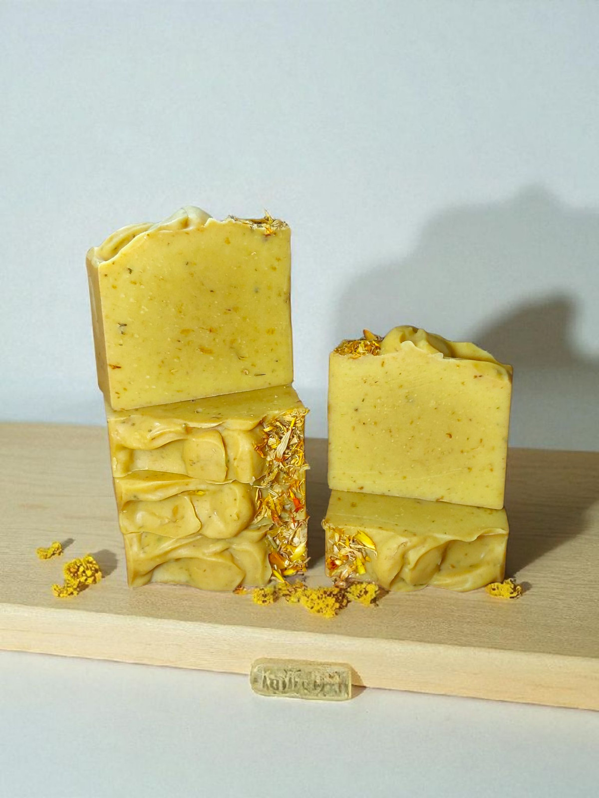 Lemon Peel and Chamomile Goat’s Milk Soap