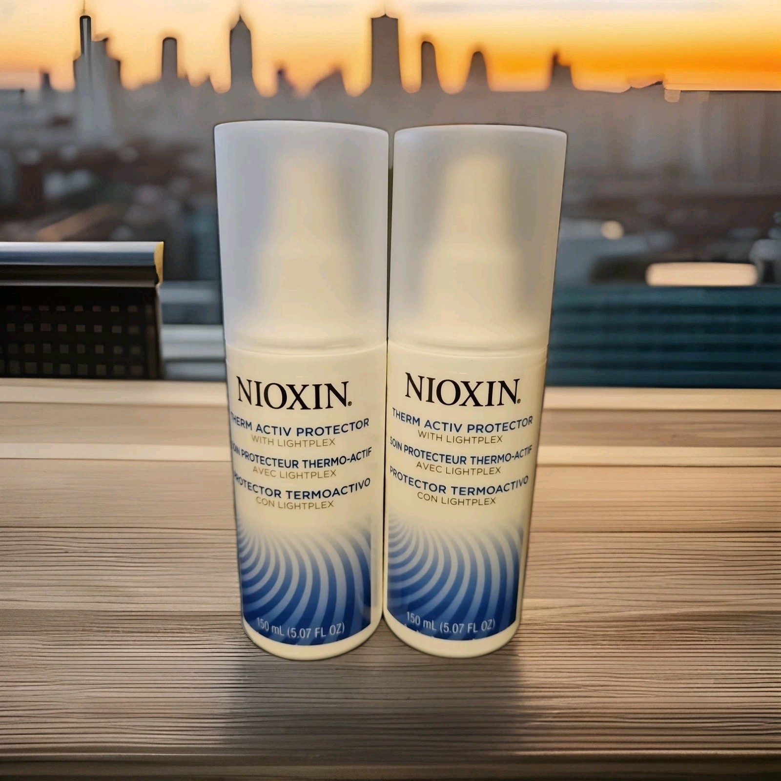 2-Nioxin-therm active protector-with lightplex-5.07 FL. OZ. EACH (X2)-NEW!