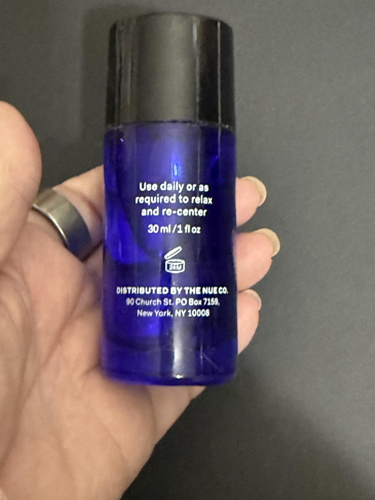 THE NUE CO WATER THERAPY Perfume 30 Ml / 1 Fl Oz Blue Bottle United States