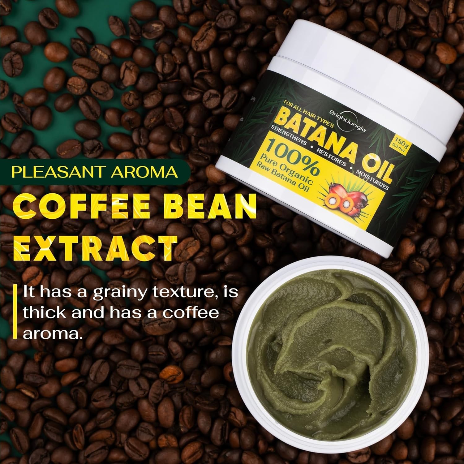 Botana Oil Hair Growth Batana Oil for Hair Growth Dr Sebi Organic,100 Percent Pu