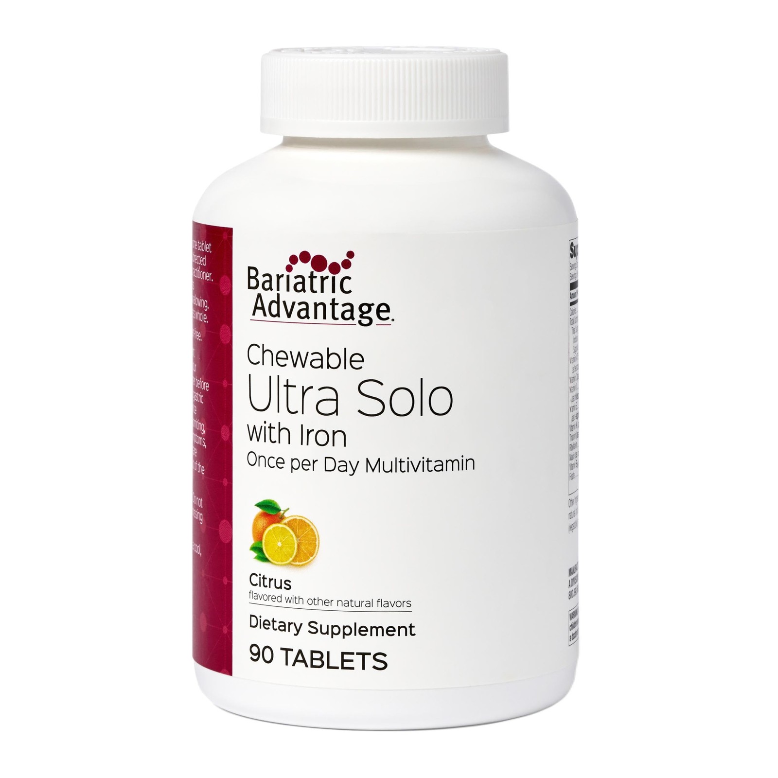 Bariatric Advantage Chewable Ultra Solo with Iron – Once-Per-Day Daily Multiv…