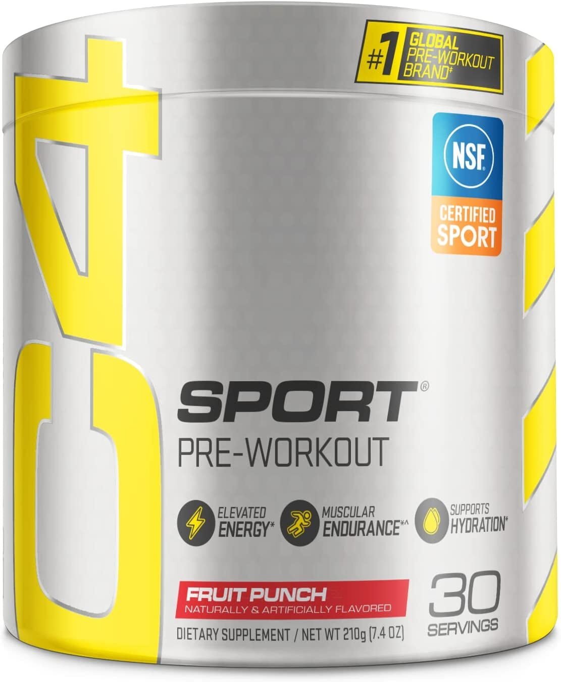 Cellucor C4 Sport Pre Workout Powder Fruit Punch – NSF Certified for Sport |…