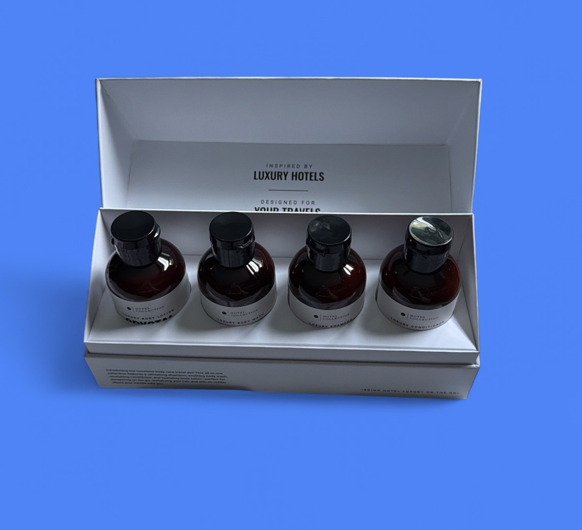 Hotel Collection Luxury Body Care Travel Set – Crystal Oud 4 PCS Inspo BR 540
