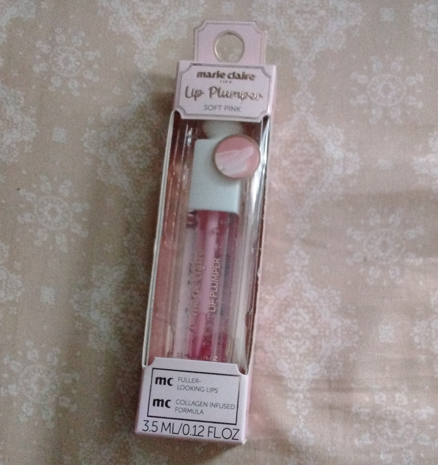 Marie Claire Collagen Infused Liquid Lip Plumper Soft Pink 3.5 mL/0.12 fl oz
