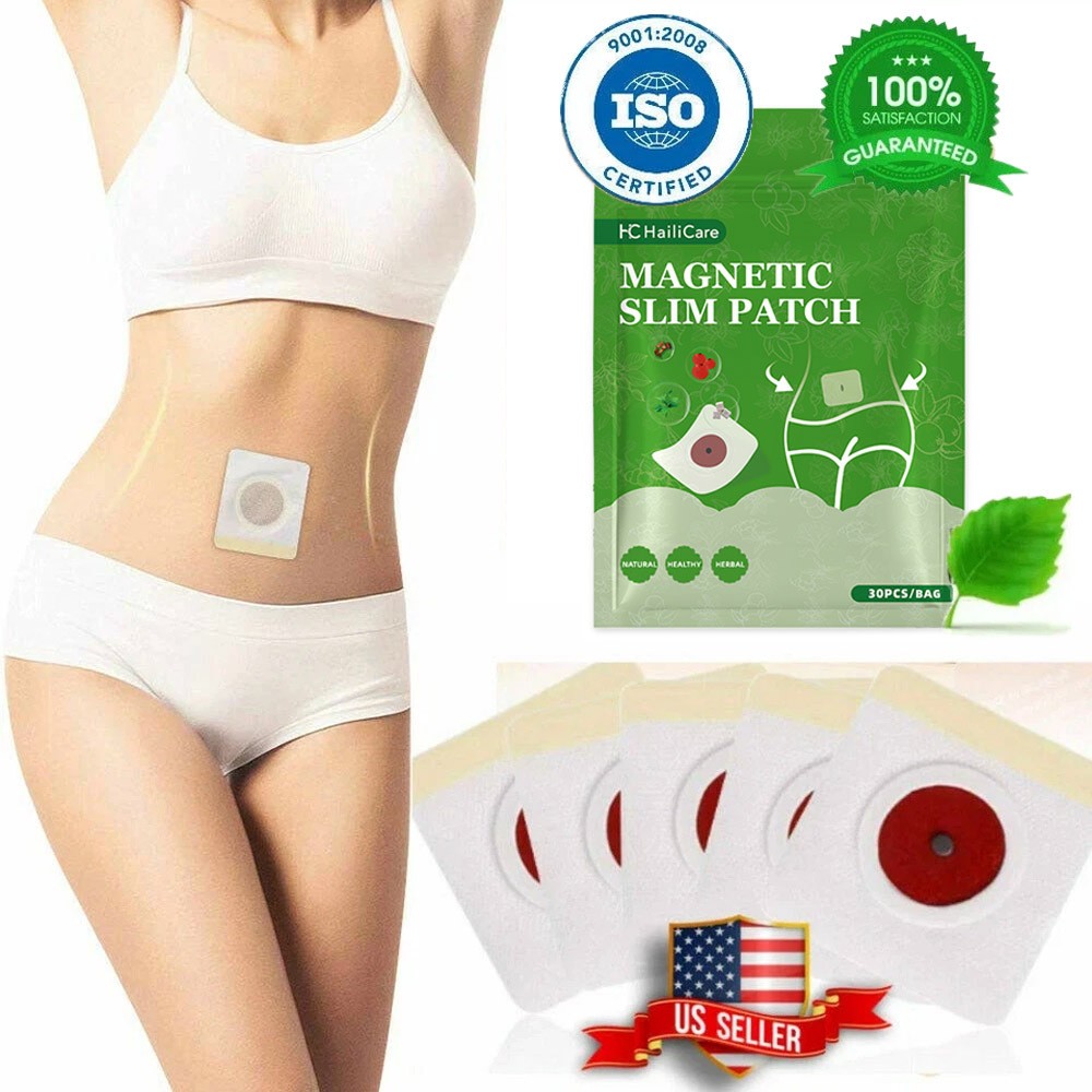 60Pcs Slim Patches Weight Loss Slimming Diets Pads Body Detox Burn Fat Adhesive