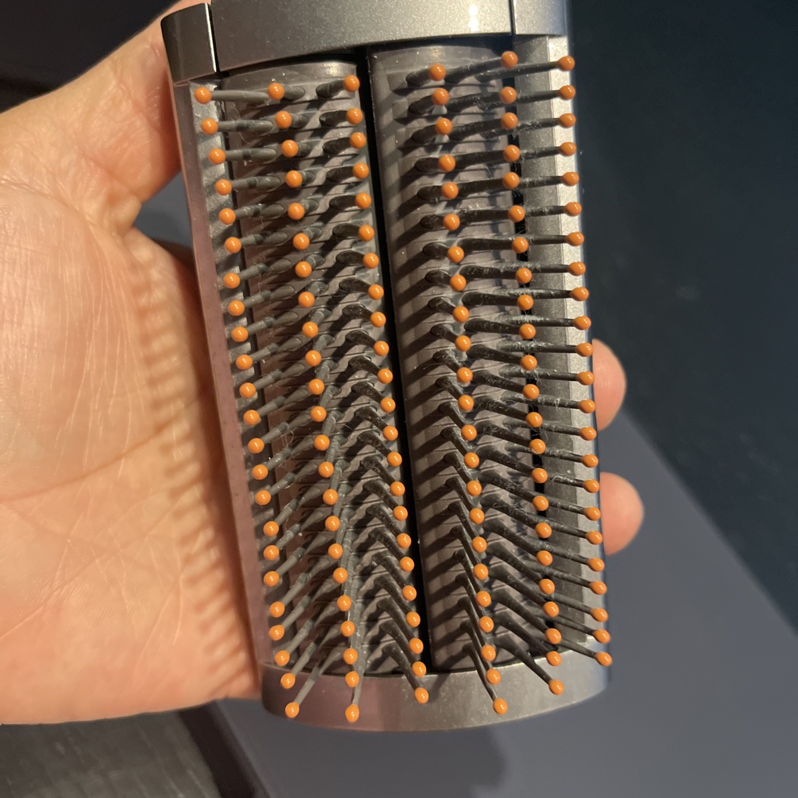 Genuine Dyson Airwrap Styler Soft Smoothing Brush Attachment, Nickel/Copper