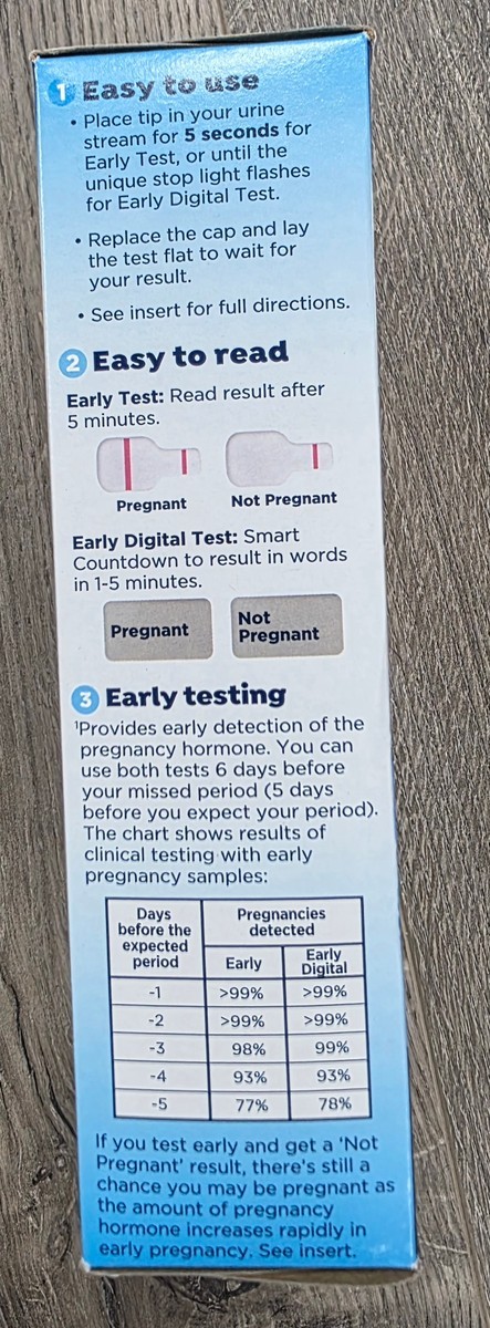 Clearblue Early Combo Pack Pregnancy Tests, 4 Count