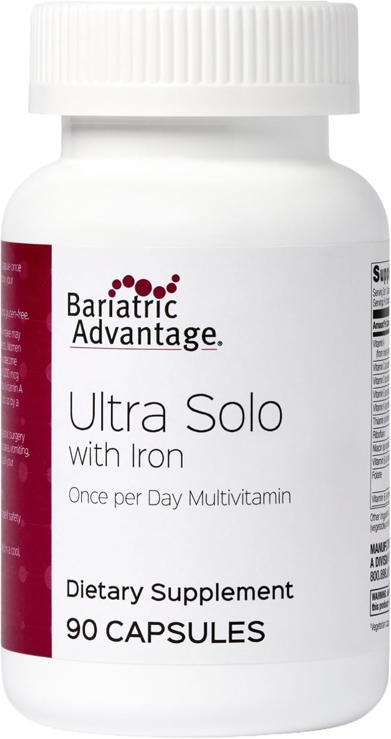 Bariatric Advantage Ultra Solo with Iron – Once-Per-Day Daily Multivitamin – f