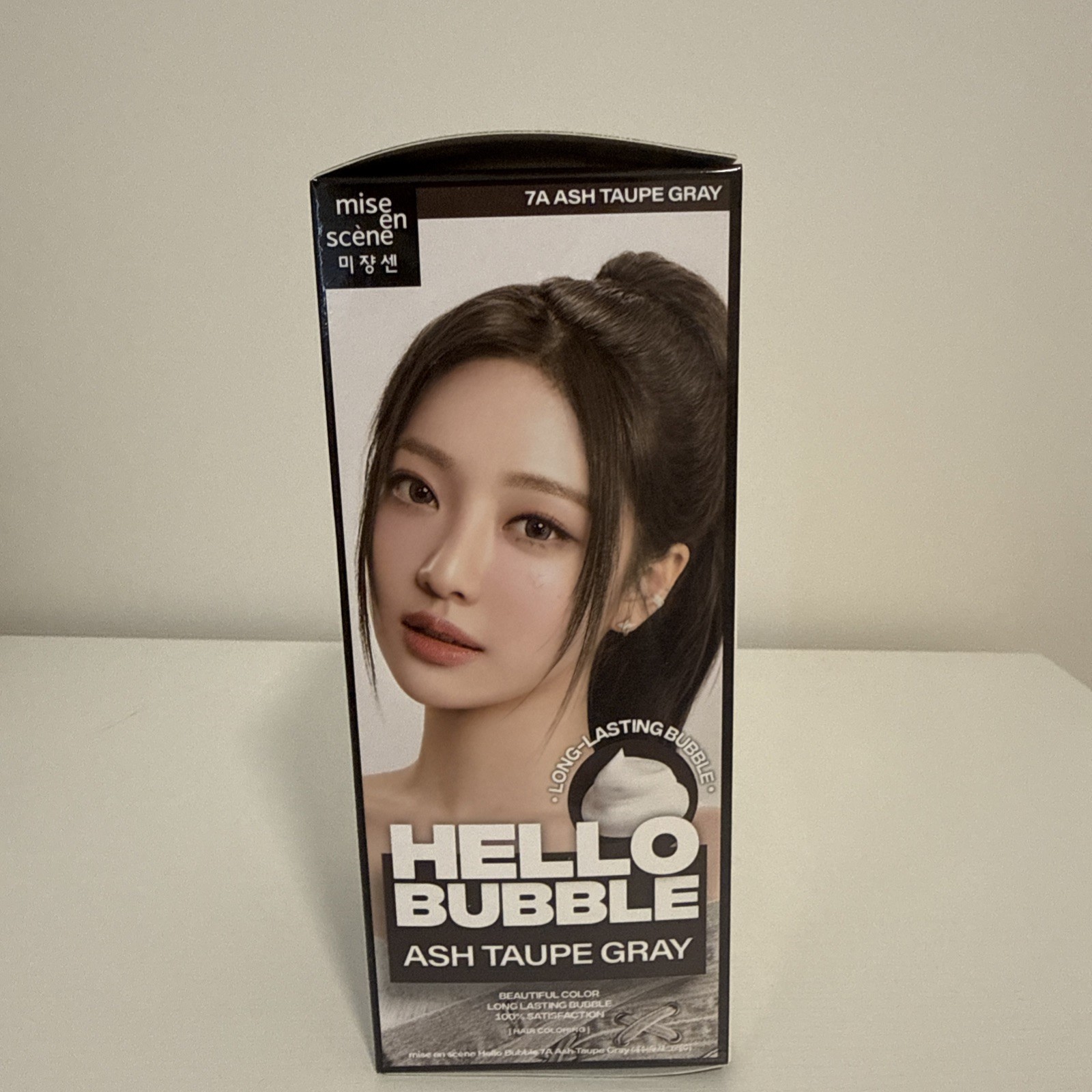 [US Seller] Mise En Scene Hello Bubble Hair Dye #7A Ash Taupe Gray New Import