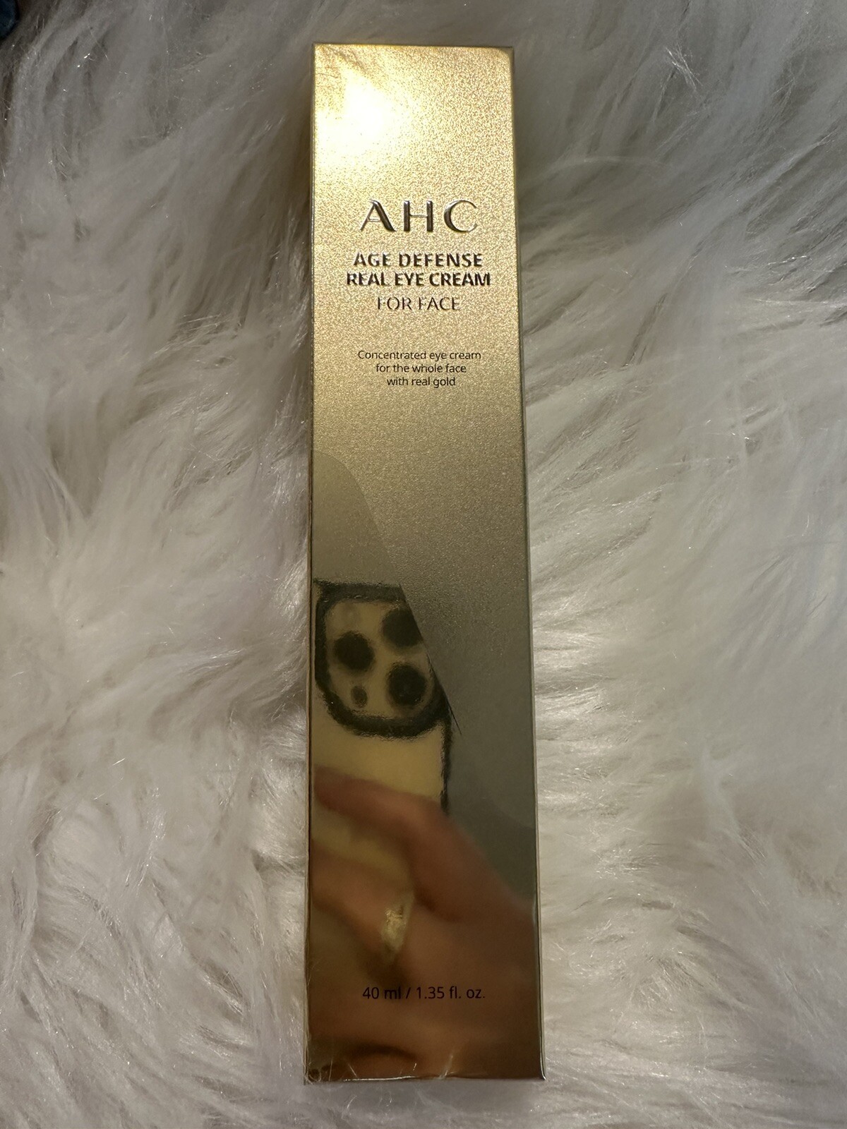 AHC AGE DEFENSE REAL EYE CREAM FOR FACE 40ml Made in Korea