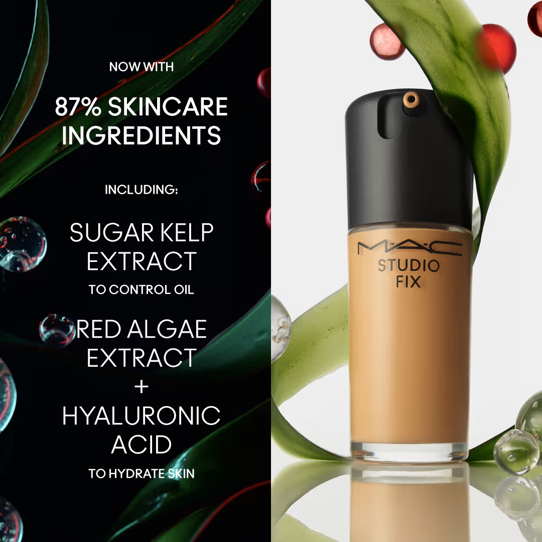 M.A.C Studio Fix Fluid SPF 15 Soft Matte Foundation With Hyaluronic Acid – NC38