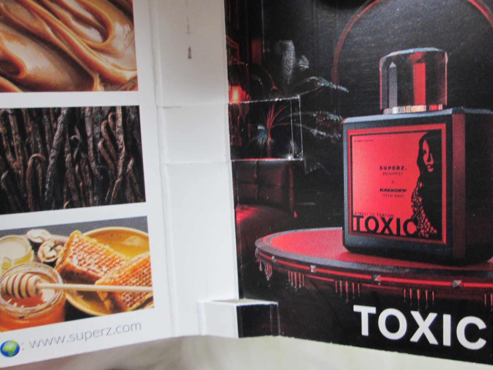 SUPERZ. x BACKOFF by Tóth Andi – Toxic – 0.05 fl oz. SAMPLE Heavy Gourmand!