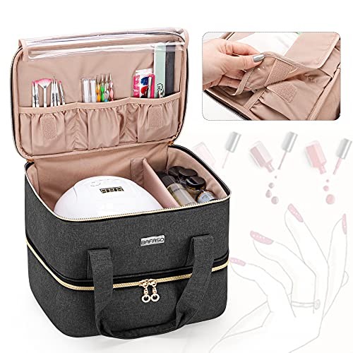 Nail Polish Organizer Holds 40 Bottles (15ml – 0.5 fl.oz) and a Nail Black