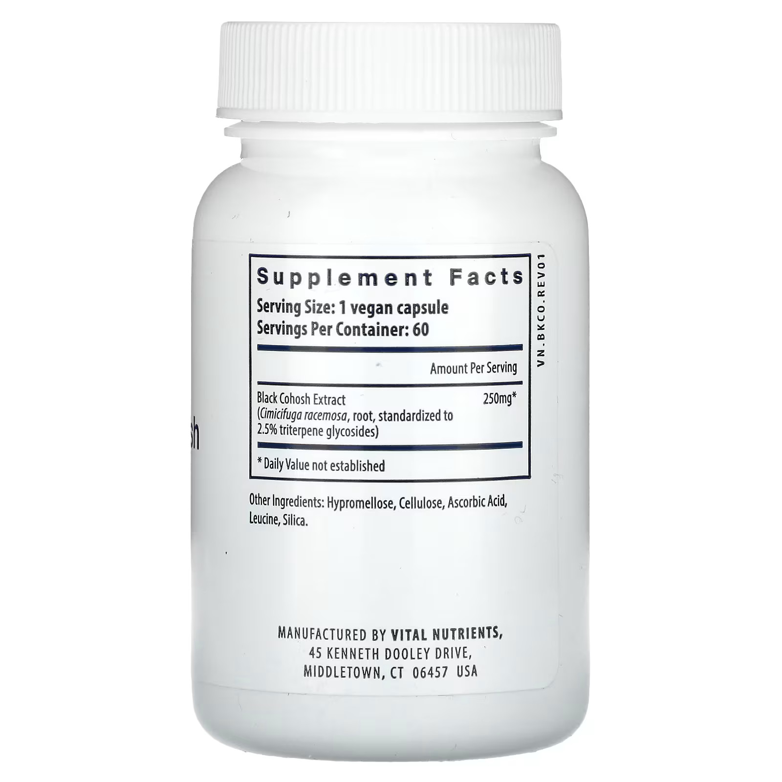 2 X Vital Nutrients, Black Cohosh Extract, 250 mg, 60 Vegan Capsules-worldwide