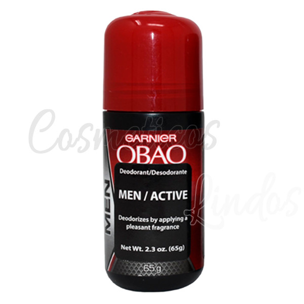 Garnier Obao Roll On Deodorant for Men / Active 2.3 oz. 12 Pcs Exp 06/28
